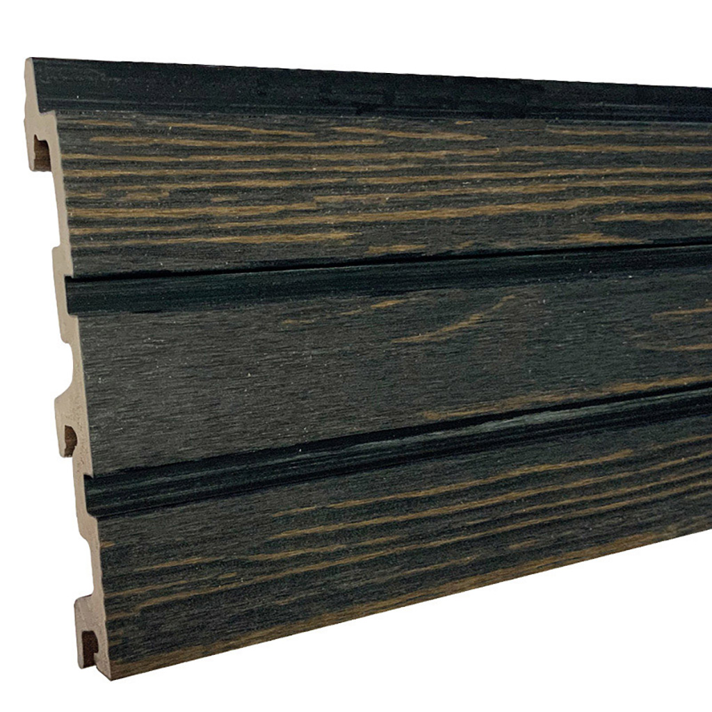 Eva-Last Composiet Gevelbekleding Darkwood Black Stripes S